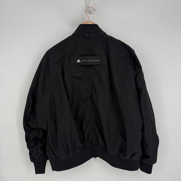 Adidas Stella McCartney Womens Bomber Streetwear Minimalist Athleisure Size L - Picture 12 of 13